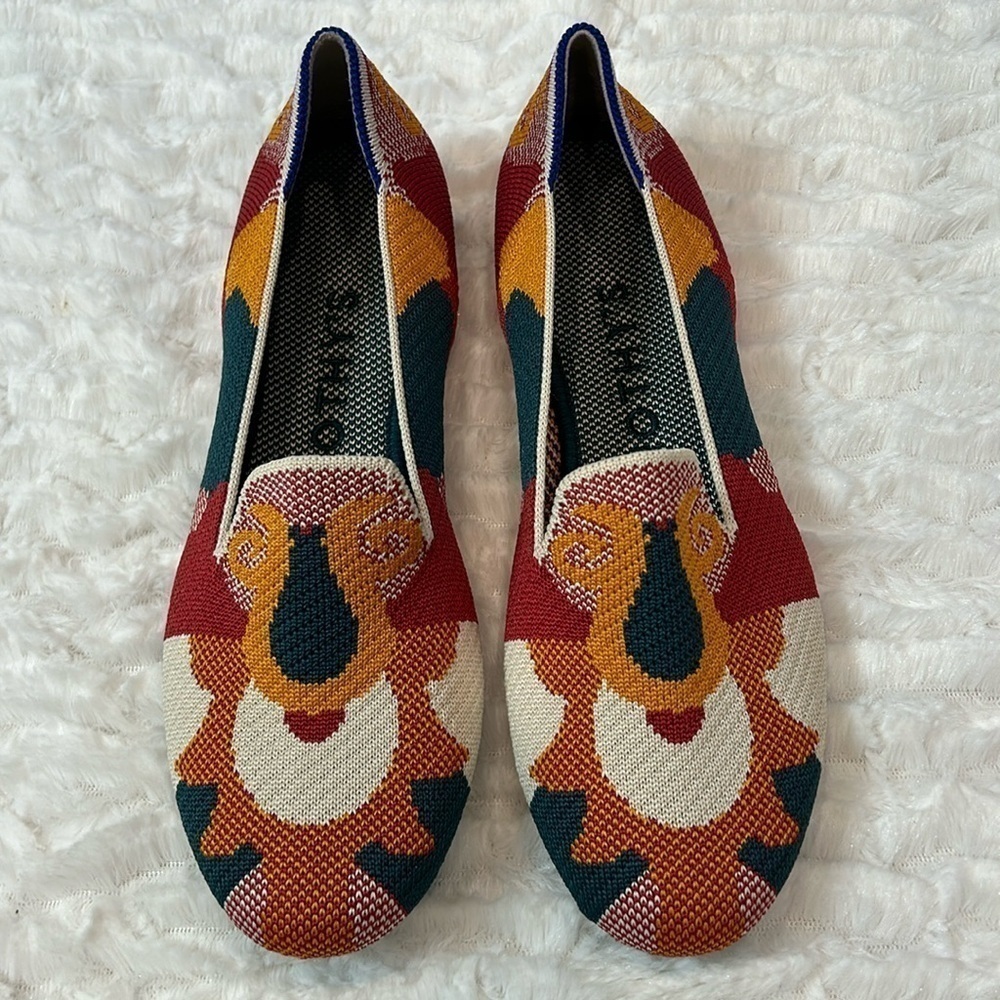 Rothy's Women's Moroccan Amber Loafer (Retired Colorway) size 7 orange flats